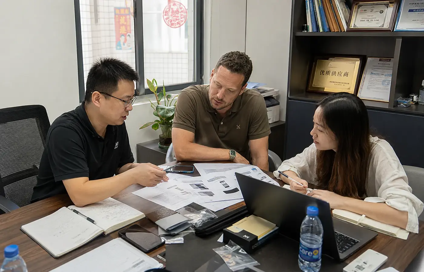 Business meeting support in China with local coordination records